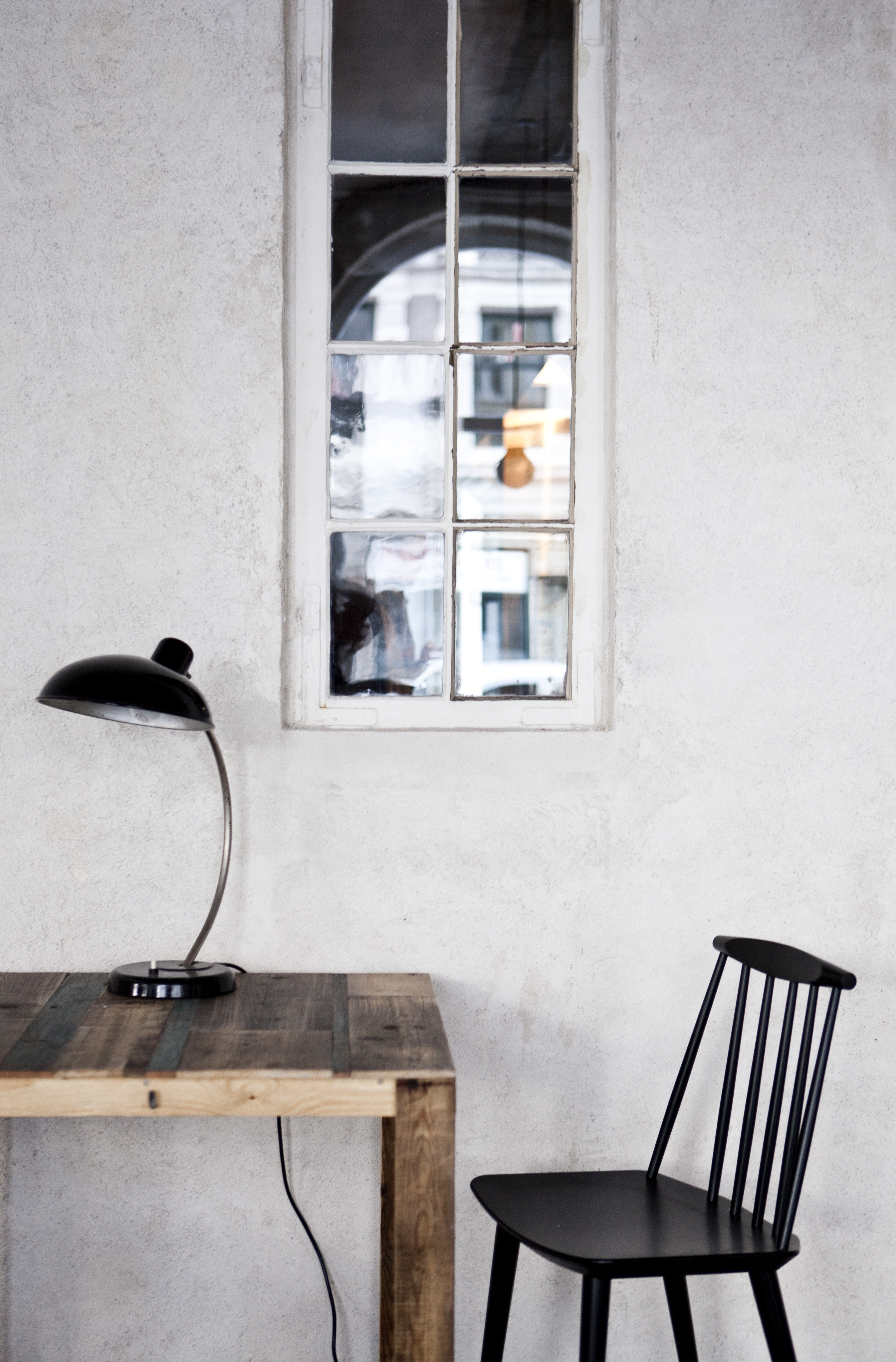 Prisvindende restaurant, höst er indrettet med brugte materialer ...